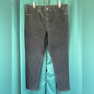 Sofia Vergara Dark Gray Skinny Ankle Jeans